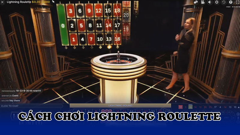 Cách chơi lightning roulette